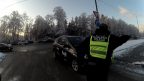 Policisti Rīgā pie 41.vidusskolas konstatē virkni Ceļu satiksmes noteikumu pārkāpumu