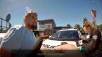 Pašvaldības policisti Zolitūdē aiztur bēgošu vadītāju bez tiesībām un ar Igaunijas numurzīmēm